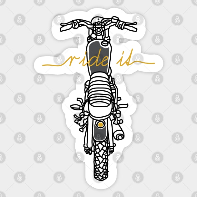 Ride it (Bright Color) Sticker by quilimo